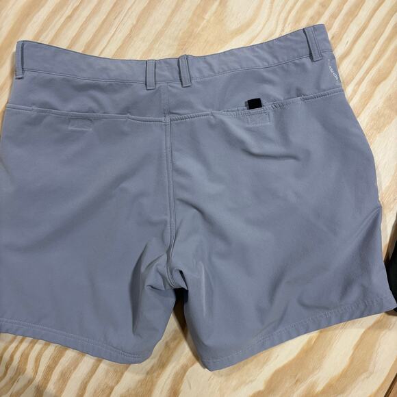 Lot of 2 The North Face Men’s Shorts 38 Gray Olive FlashDry hiking performance - Picture 6 of 12